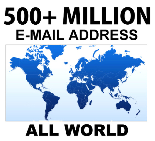 Product picture 500,000,000 Opt-in Internet Marketing Email Address List